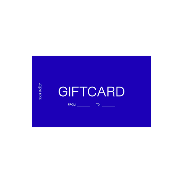 SOOS Atelier Digitale Geschenkkarte