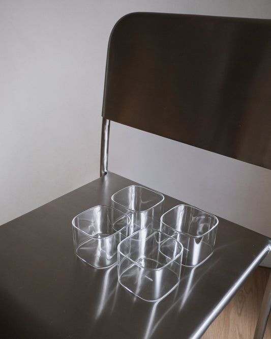 Square glass low